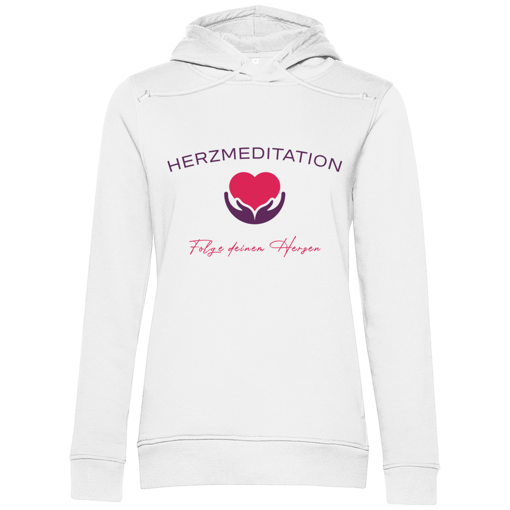 Damen Premium Bio Hoodie Folge deinem Herz