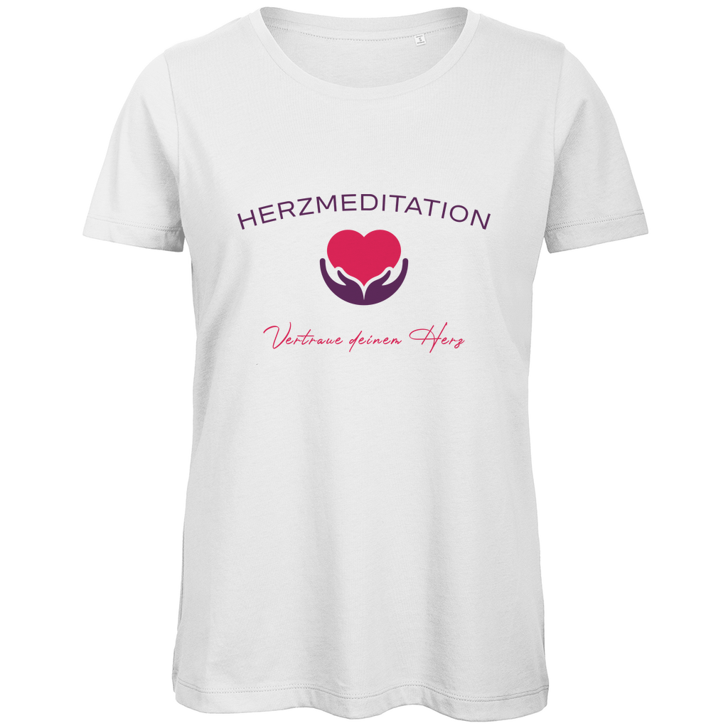 Damen Premium Bio T-Shirt Vertraue deinem Herz