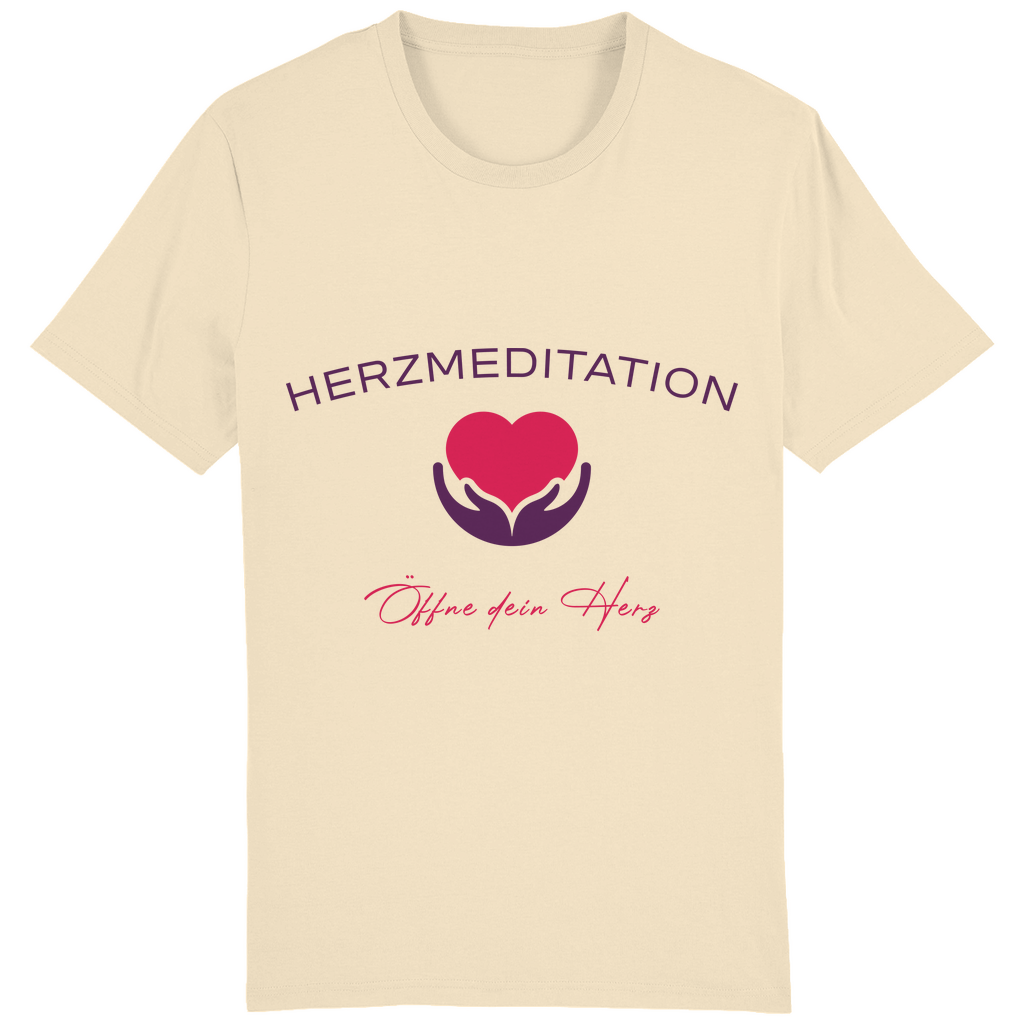 Unisex T-Shirt Bio-Baumwolle Öffne dein Herz