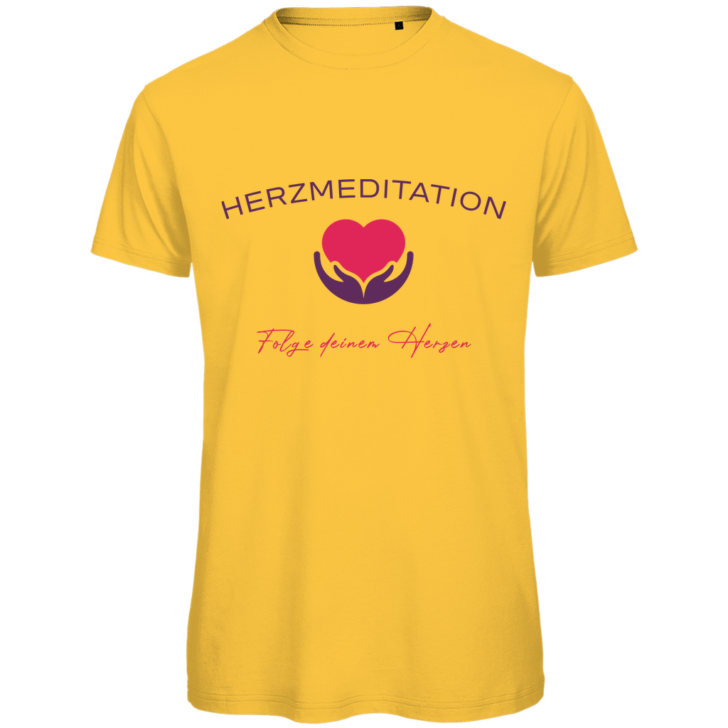 Herren Premium Bio T-Shirt Folge deinem Herzen