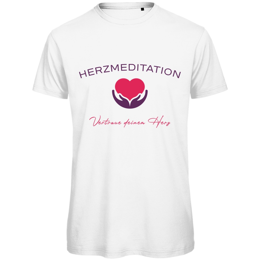 Herren Premium Bio T-Shirt Vertraue deinem Herz