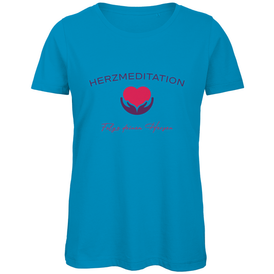 Damen Premium Bio T-Shirt Folge deinem Herzen