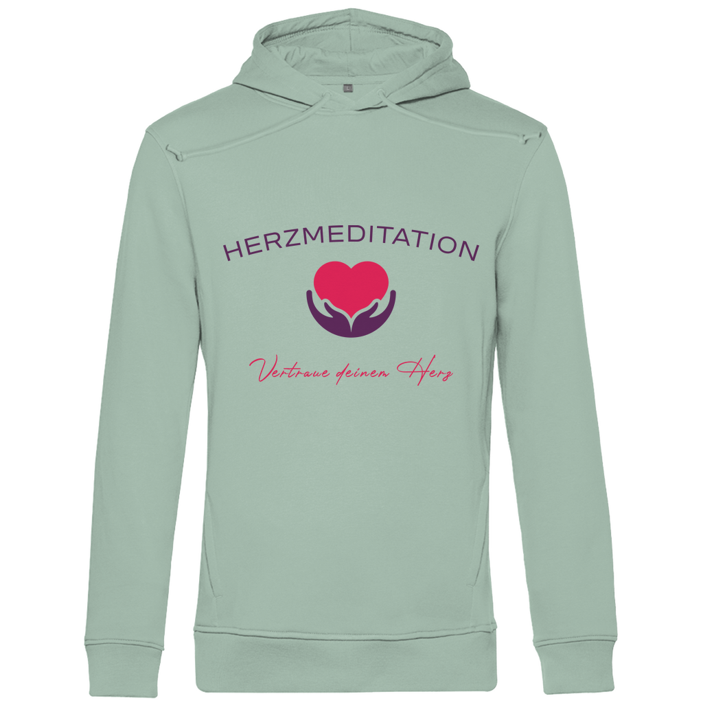 Herren Premium Bio Hoodie Vertraue deinem Herz