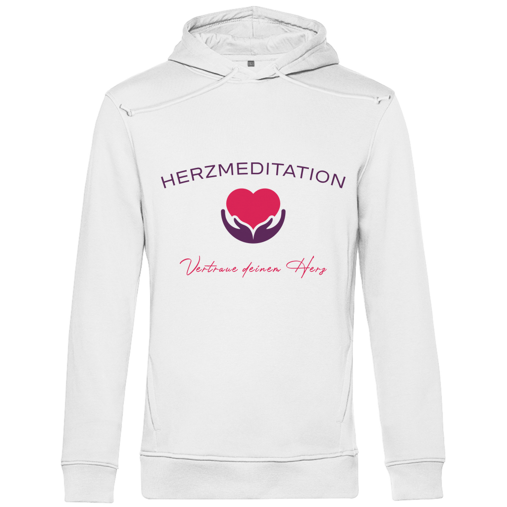 Herren Premium Bio Hoodie Vertraue deinem Herz