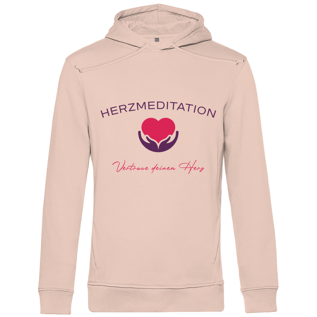 Herren Premium Bio Hoodie Vertraue deinem Herz
