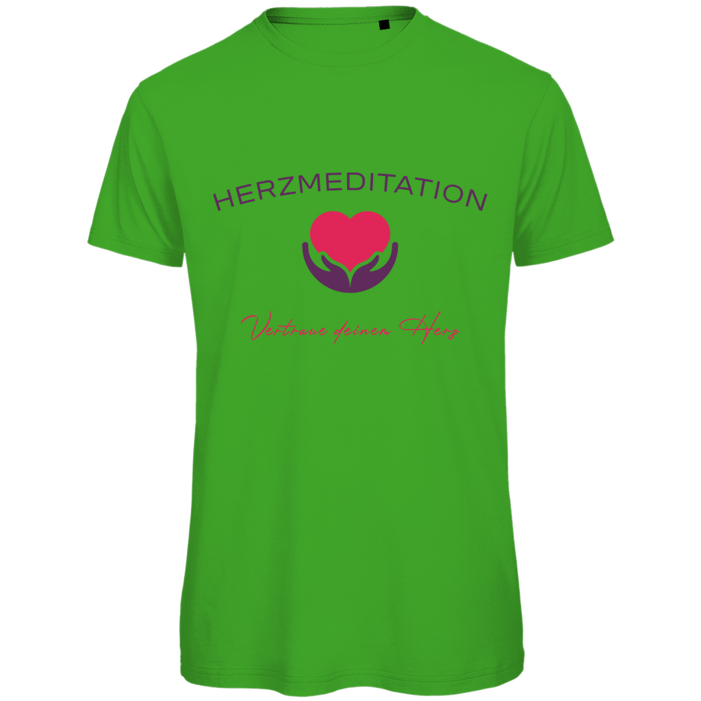Herren Premium Bio T-Shirt Vertraue deinem Herz