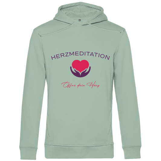 Herren Premium Bio Hoodie Öffne dein Herz