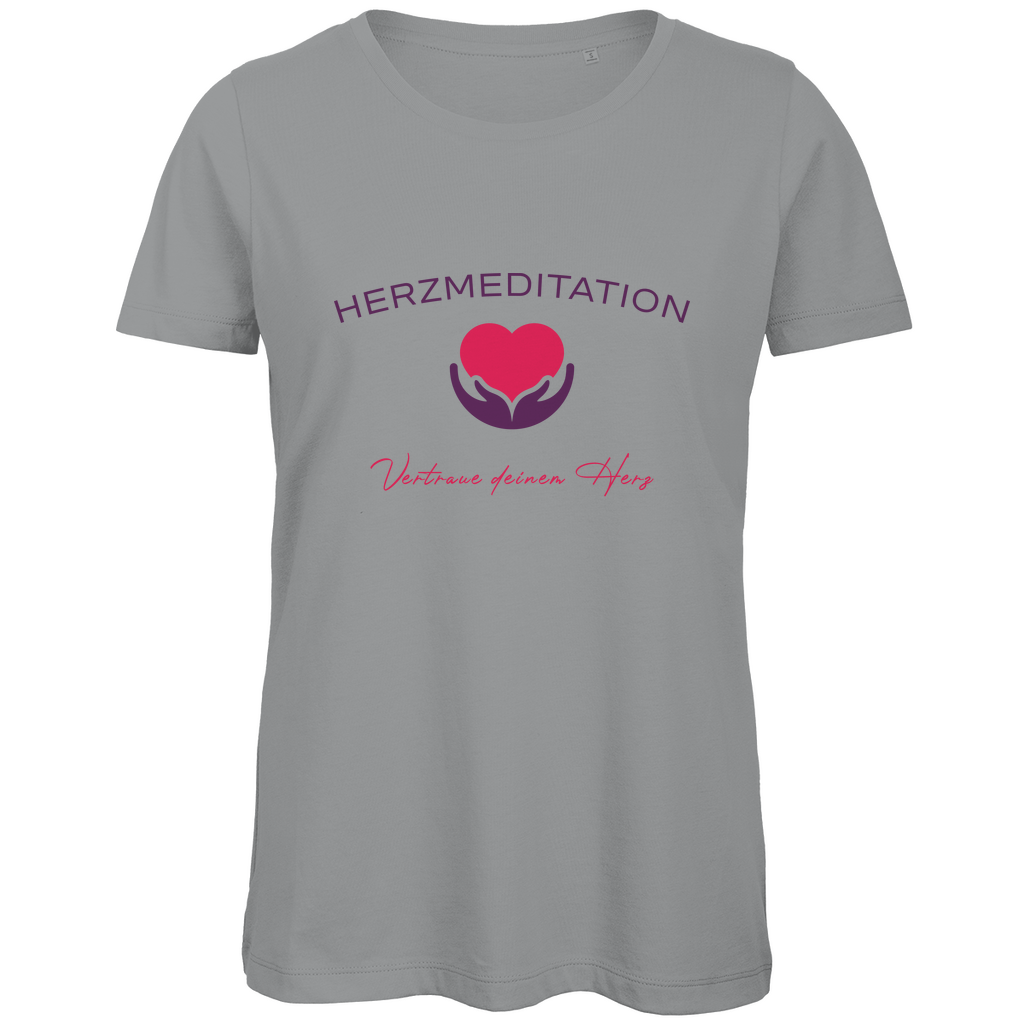 Damen Premium Bio T-Shirt Vertraue deinem Herz