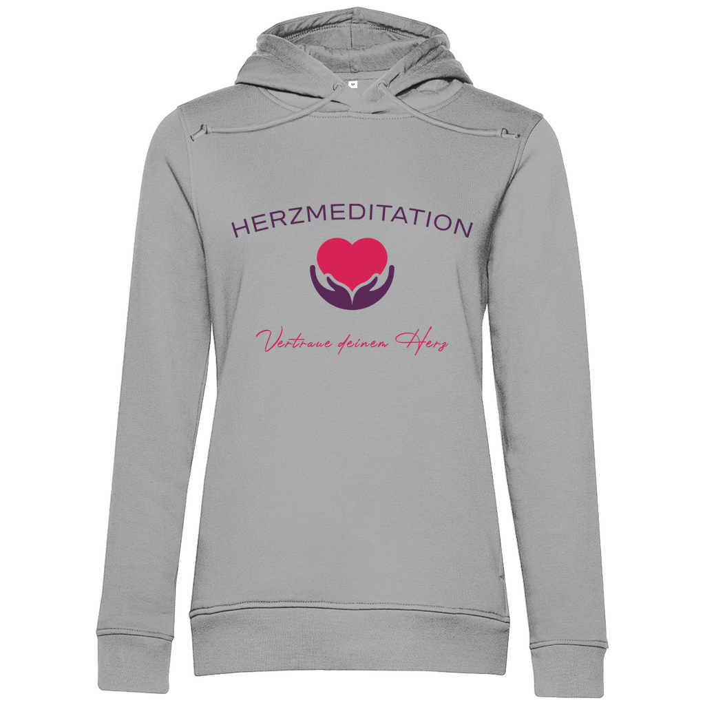 Damen Premium Bio Hoodie Vertraue deinem Herz