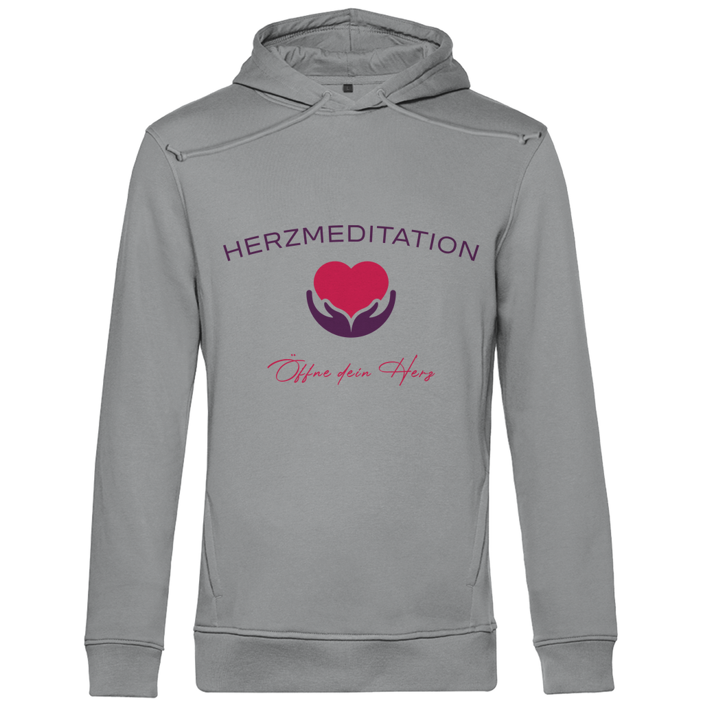 Herren Premium Bio Hoodie Öffne dein Herz