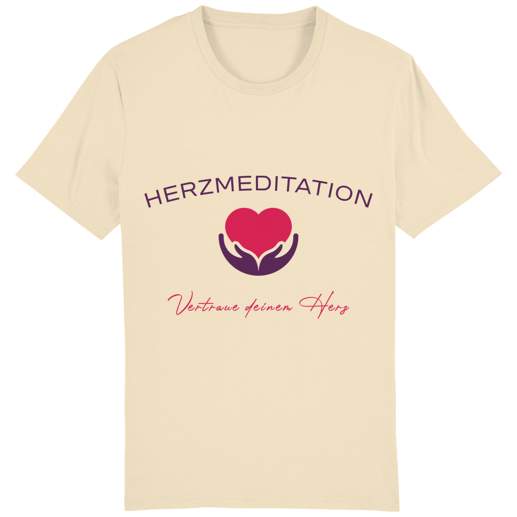 Unisex T-Shirt Bio-Baumwolle Vertraue deinem Herz