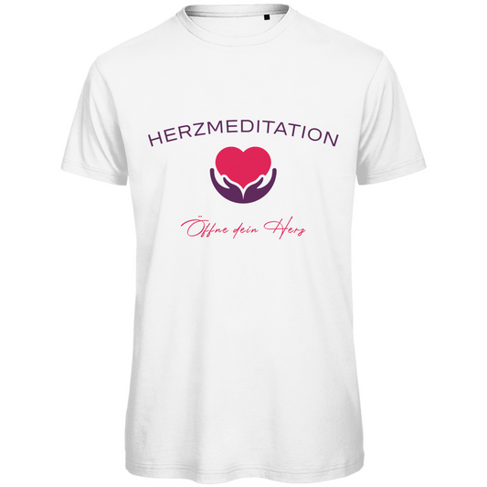 Herren Premium Bio T-Shirt Öffne dein Herz
