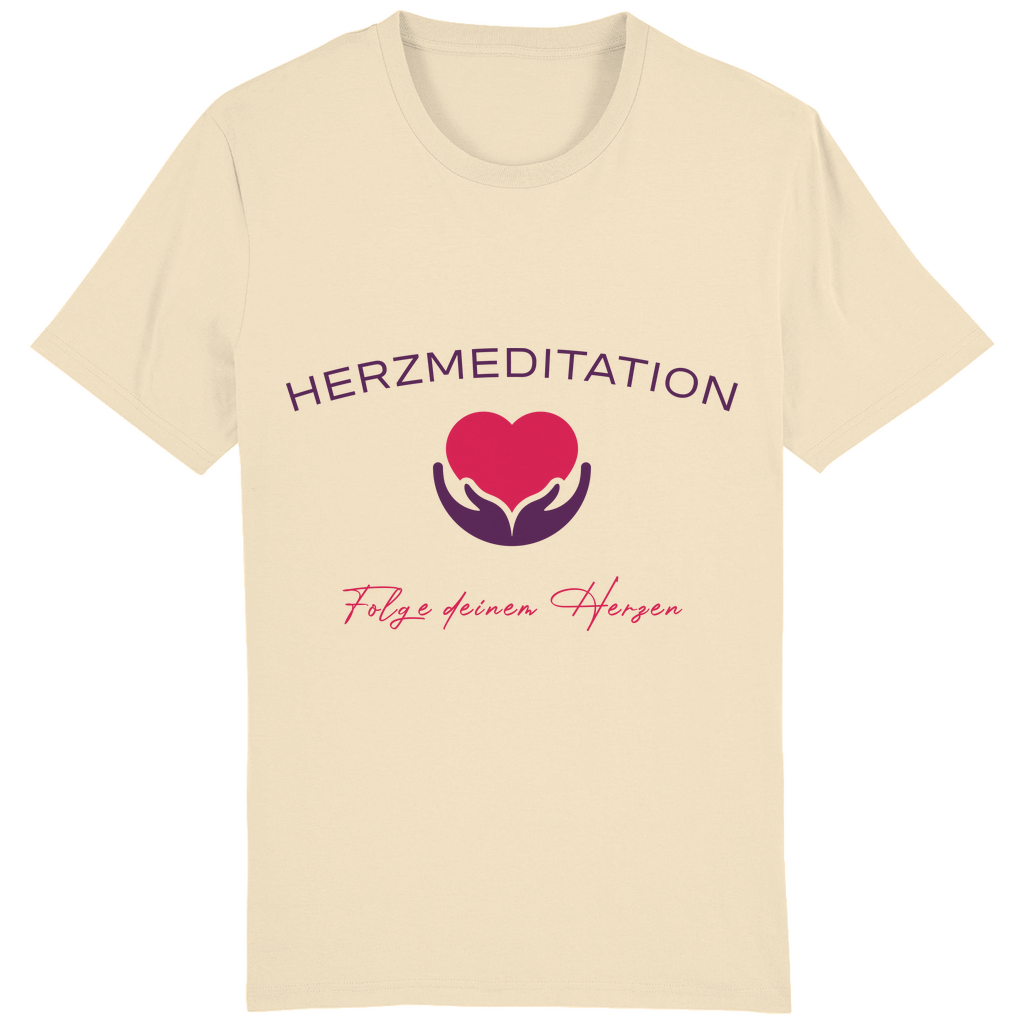 Unisex T-Shirt Bio-Baumwolle Folge deinem Herz