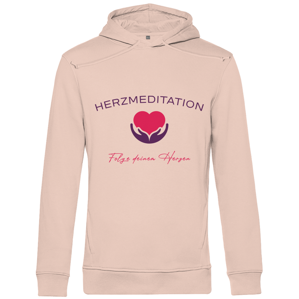 Herren Premium Bio Hoodie Folge deinem Herz