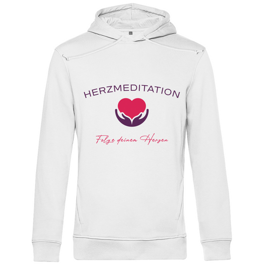 Herren Premium Bio Hoodie Folge deinem Herz