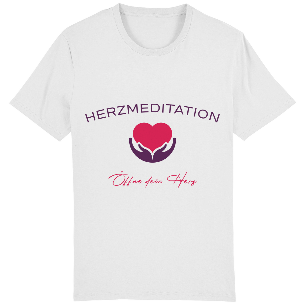 Unisex T-Shirt Bio-Baumwolle Öffne dein Herz
