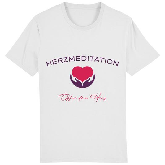 Unisex T-Shirt Bio-Baumwolle Öffne dein Herz